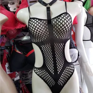 Festival Fishnet Black Bodysuit Harness New thumbnail 6