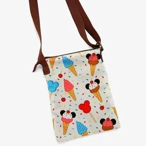 Disney x Loungefly Mickey Ice Cream Crossbody Bag Park Day Travel NWT thumbnail 2