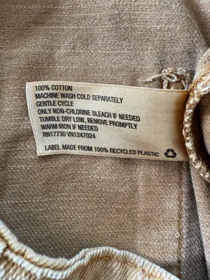 Universal Threads Camel Tan Barrel Leg Utility Tapered Pants Sz 4 thumbnail 4