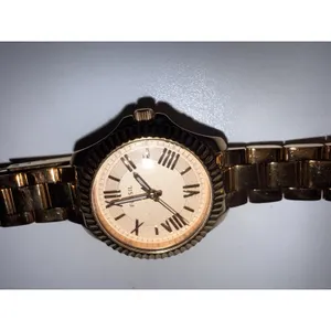 Fossil AM 4611 Women's All Stainless Steel Analog Date Day Gold Quartz‎ Watch thumbnail 3