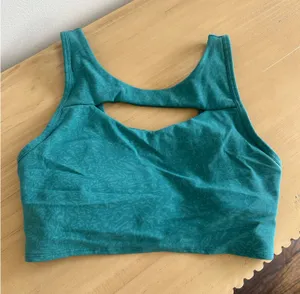 Lululemon Everlux Cut-Out Train Bra *Medium Support, B/C Cups Crunch Teal Lagoon 6 thumbnail 1