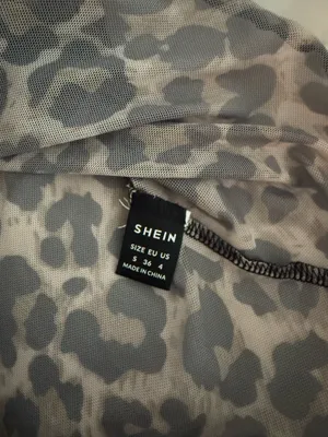Shein Top Cheetah Print thumbnail 2