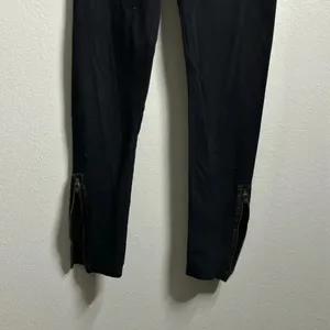 American Eagle Women‎ Black Hi-Rise Standard Leggings Pants Size Small thumbnail 3