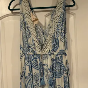 Z&L nwt‎ jade jungle maxi dress large thumbnail 6