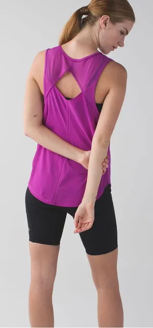 Lululemon Sculpt Tank Ultra violet yoga Pilates gym activewear training running thumbnail 1