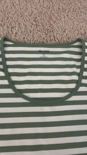 Hollister Scoop Neck Striped Top thumbnail 3