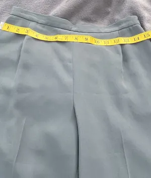 Petite Sophisticate Sea Green Pant Suit Set Size 6 thumbnail 12