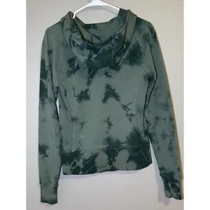 Lululemon Scuba Light Cotton Fleece Shibori Green Full Zip Hoodie Women’s Size 4 thumbnail 7