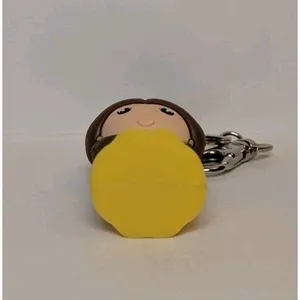 Disney Parks Belle Beauty and the Beast Cuties Kawaii Figurine Keychain Keyring thumbnail 3