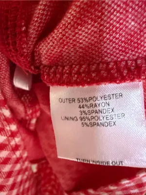 New Sabo Skirt Red Gingham Cutout Bodysuit Size Large Coquette Summer thumbnail 3