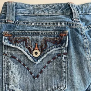 Miss Me jean women’s Light Highland 02 JP4275 bootcut blue flap pocket Sz 29 thumbnail 9