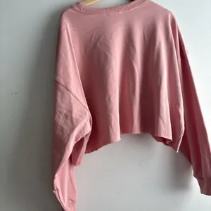 Peach Love California Pink and White Crew Neck Sweater thumbnail 3