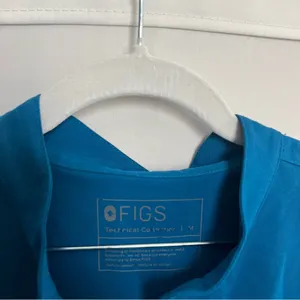 FIGS Blue Scrub Top thumbnail 2