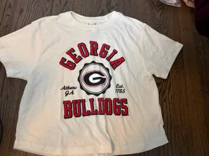 Pressbox Georgia Bulldogs Gameday Couture Women's T-shirt Sz S NEW $56 thumbnail 1