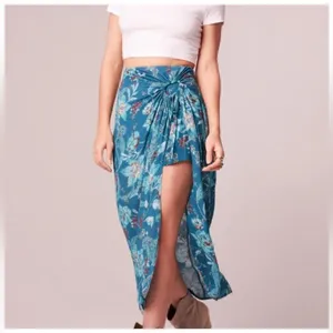 band of the free NWT Celine Floral midi skirt/ small thumbnail 2