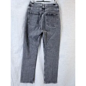 Denim & Other Stories Light Black Wash Straight Leg Jeans US 28 High Rise‎ Denim thumbnail 5