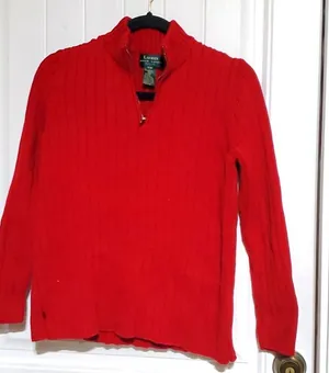 Lauren Ralph Lauren Csble Knit Top Sizep/M thumbnail 1