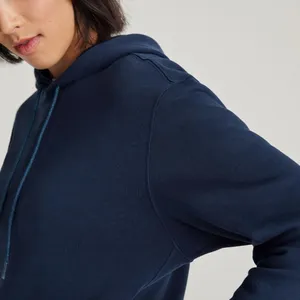 ALLBIRDS Women's The R&R Hoodie Organic Pima Cotton in True Navy Blue Size S NWT thumbnail 4