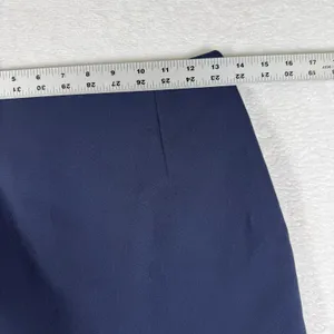 Abercrombie & Fitch Navy Blue Mini Skort Small Side Zip Built-in Shorts Stretch thumbnail 4