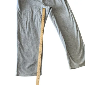 Alfred Dunner Womens Velour Loungewear Athleisure Wide Leg Pants Large Gray thumbnail 6