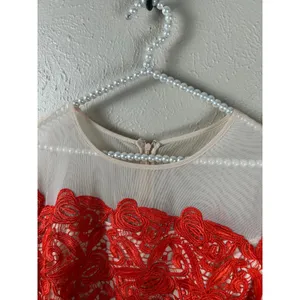 NEW Jax Dress Size 14 Short Sleeve Lace Mesh Sheath Bright Colors Knee Length thumbnail 11