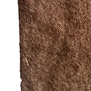 Vintage Cashmere Angora Wool Chunky Fringe Scarf Chocolate Brown thumbnail 6
