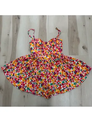 Hello Molly Daily Glam Romper‎ Floral Dress Like Women's 4 Summer thumbnail 5
