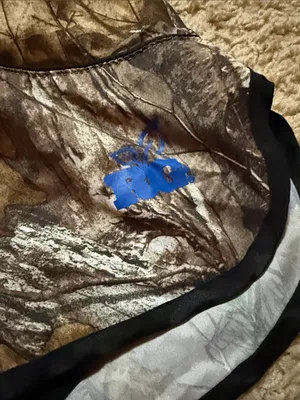 Realtree Camo Athletic Shorts with Blue Drawstring thumbnail 3