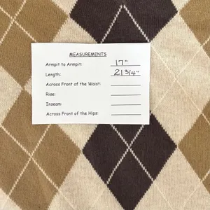UNITED COLORS OF BENETTON Argyle Wool Blend V-Neck Sweater Preppy Size Small thumbnail 14