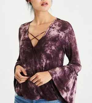 American Eagle soft & sexy blouse size small thumbnail 1