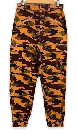 Loose Zip Camo Jeans thumbnail 1