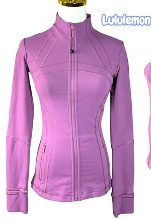 Lululemon Define Jacket Size 4 Purple Troon North Luon Full Zip Yoga Layer thumbnail 1
