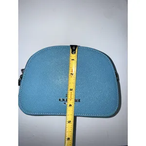Coach Mini Serena Crossbody Bag 97561 Aqua‎ Crossgrain Leather MINT Z thumbnail 10