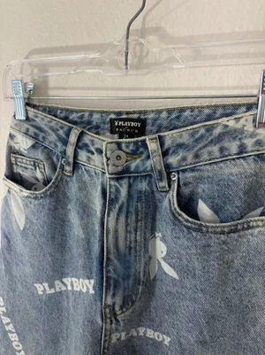 playboy 90s boyfriend jeans medium wash thumbnail 4
