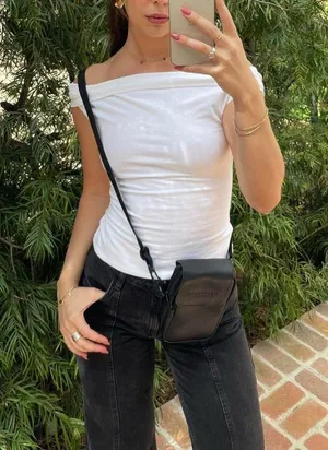 Urban Outfitters Samsonite Crossbody Bag Classic Black Adjustable Strap thumbnail 1