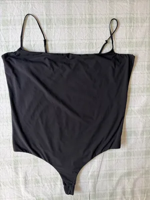 Skims Black Women's Bodysuit Camisole - Unbranded thumbnail 3