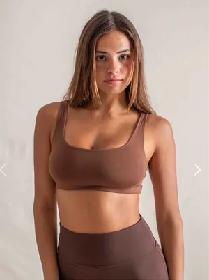 Indigo Luna Boxy Bra Brown thumbnail 1