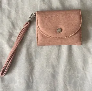 Pink Women's Wristlet Card Holder Wallet thumbnail 1