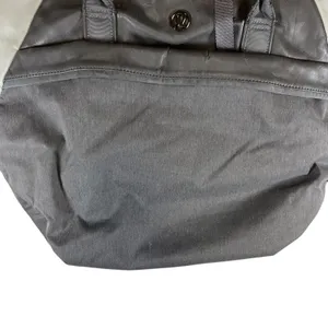 Lululemon Athletica Grey Colorblock Gym Tote Bag Large Shoulder Bag h2o *Flawed* thumbnail 3