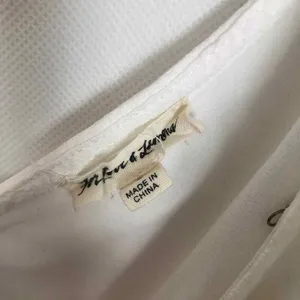 For Love & Lemons V-Neck White Womens Bodysuit Size Small thumbnail 3