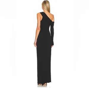 KATIE MAY‎ MOJAVE Single Long Sleeve Gown black XS thumbnail 3