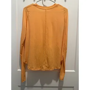 Free People Movement Cadence Layering Tee Top In Orange, Small, New thumbnail 5