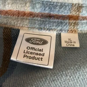Ford Blue Official Licensed Product Bronco Button Front Flannel‎ Shirt XL thumbnail 5