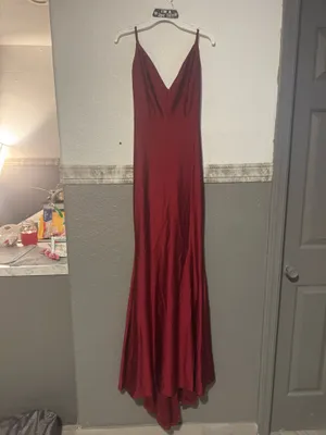 Red Mori Lee Dress thumbnail 4