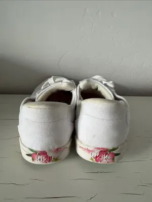Kizik Irvine Sneakers Women’s 6.5 White Floral Tropical Hands Free Slip On Shoes thumbnail 5