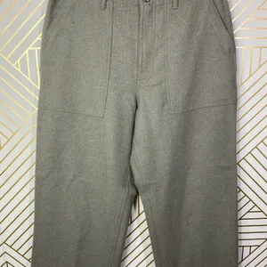 J.‎ Crew Olive Green Gray High Waist Trouser Work Fall Pants Size US 10 thumbnail 3