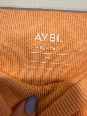 AYBL Orange‎ Ombre Bike Shorts thumbnail 2
