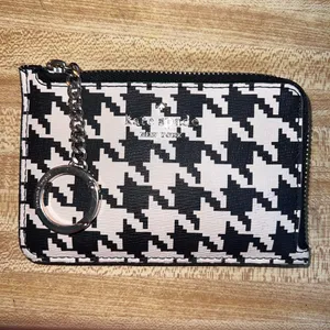 Kate Spade Black and White Houndstooth Wallet thumbnail 3