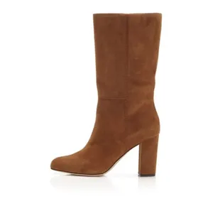 Marion Parke Womens Delila Suede Pointed Toe Mid-Calf Boots Camel Tan Size 38 8 thumbnail 2