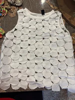 White crochet Top thumbnail 2